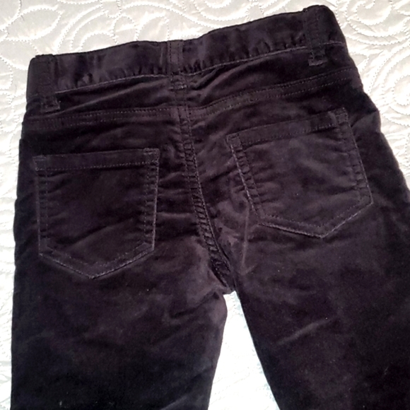 Cat & Jack Black Velvet Skinny Pants NWOT | Size 4T Girls - Picture 3 of 4